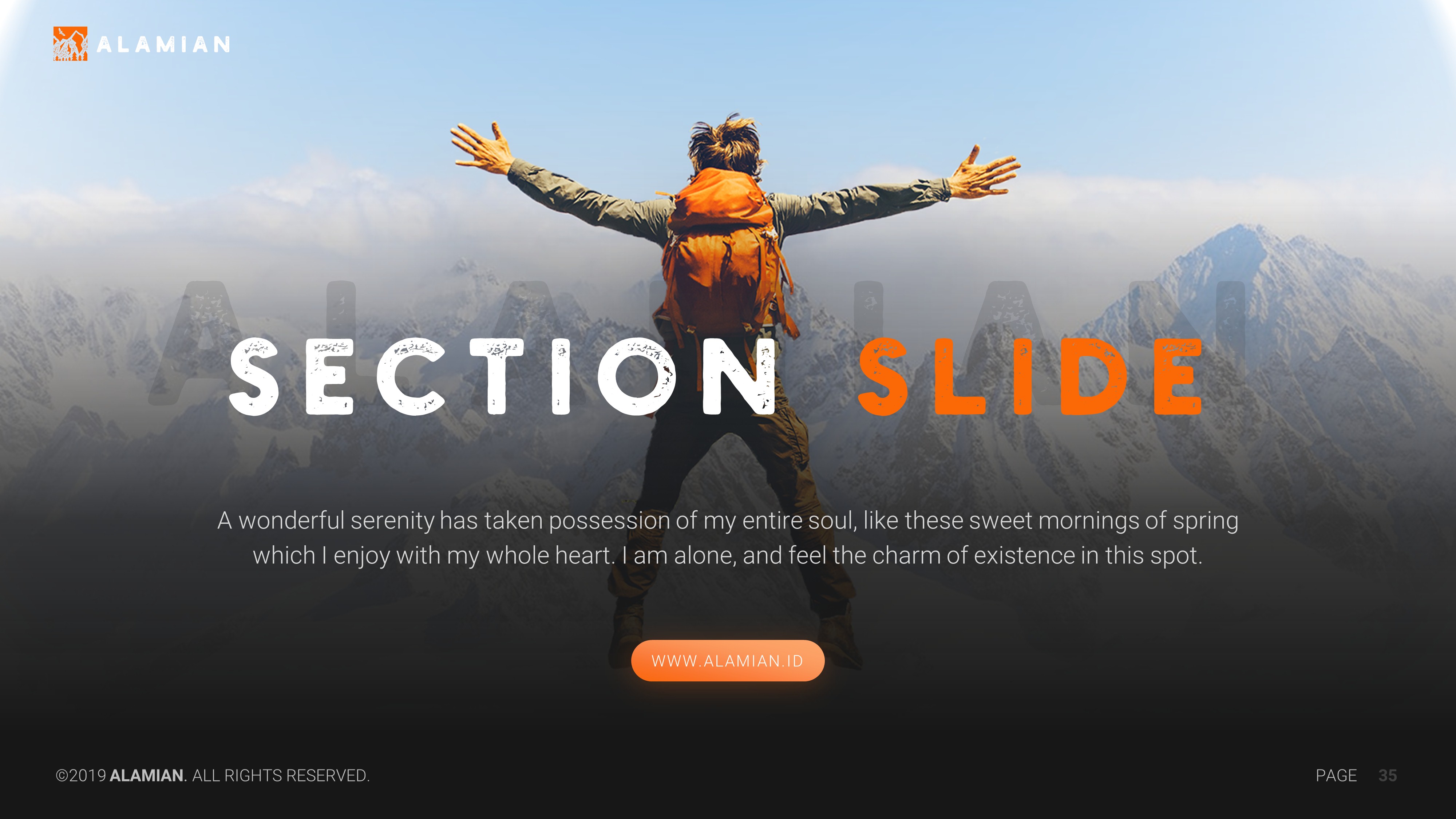 Alamian Outdoor Powerpoint Presentation Template Fully Animated